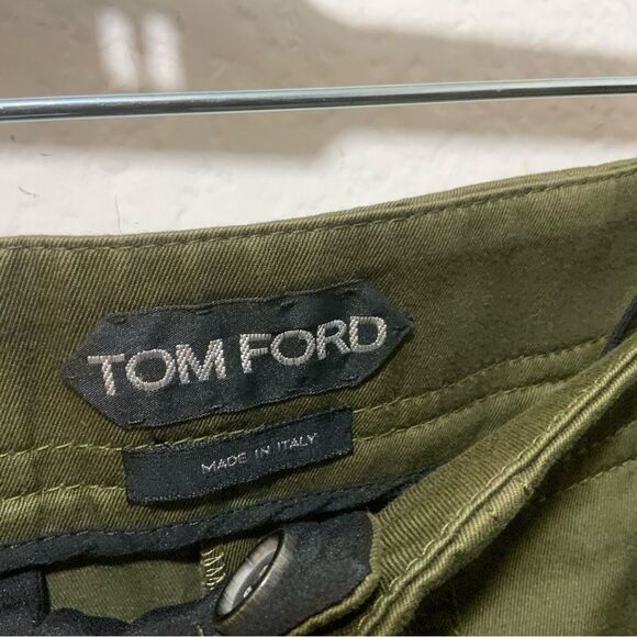 TOM FORD army green skinny  pants in size 38 Italy - Picture 4 of 7